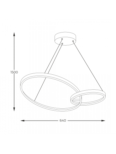 Lampa wisząca RANDO 20002P-GD