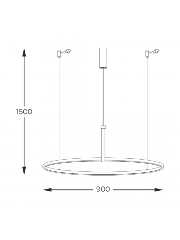 Lampa wisząca CLAUD 22808-WOOD
