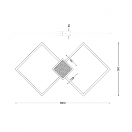 Lampa sufitowa HEX RLX96474-1D