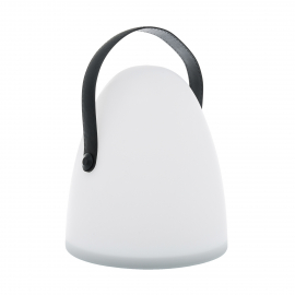 Lampa stołowa LUKA biało-czarna 30 cm VK8017-1