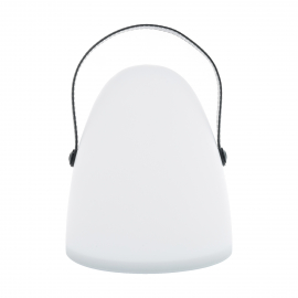 Lampa stołowa LUKA biało-czarna 30 cm VK8017-1