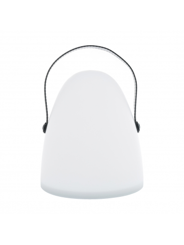 Lampa stołowa LUKA biało-czarna 30 cm VK8017-1