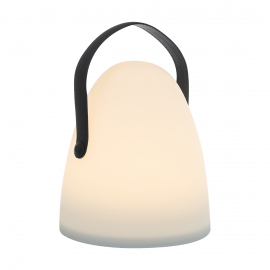 Lampa stołowa LUKA biało-czarna 30 cm VK8017-1