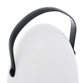 Lampa stołowa LUKA biało-czarna 30 cm VK8017-1