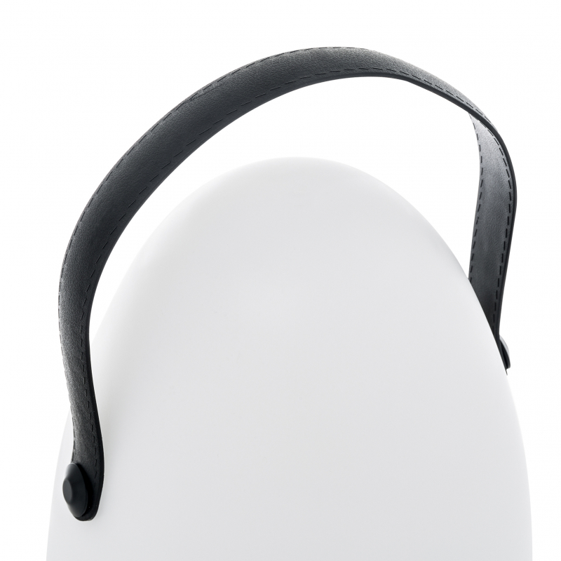Lampa stołowa LUKA biało-czarna 30 cm VK8017-1