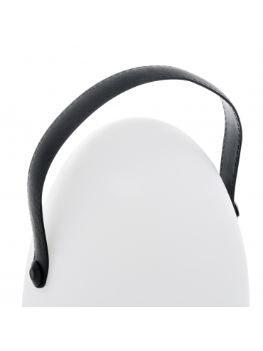 Lampa stołowa LUKA biało-czarna 30 cm VK8017-1
