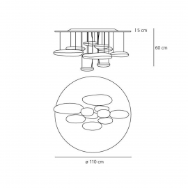 Lampa sufitowa MERCURY CEILING LED 2700K