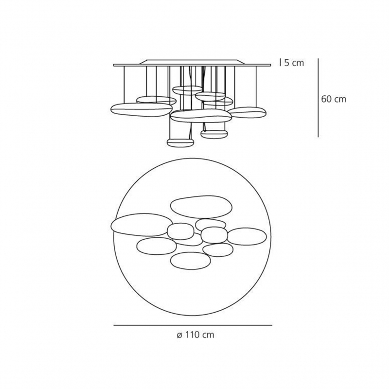 Lampa sufitowa MERCURY CEILING LED 2700K