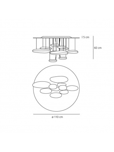 Lampa sufitowa MERCURY CEILING LED 2700K