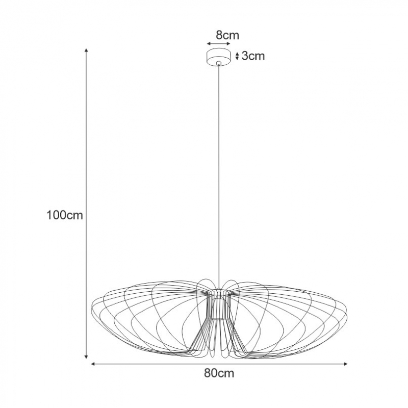 Lampa wisząca K-3409 TIZI