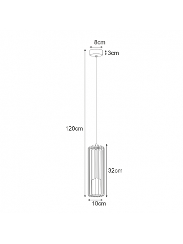 Lampa wisząca K-4935 GABIA