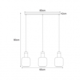 Lampa wisząca K-5268 DOKA