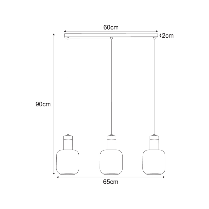 Lampa wisząca K-5268 DOKA