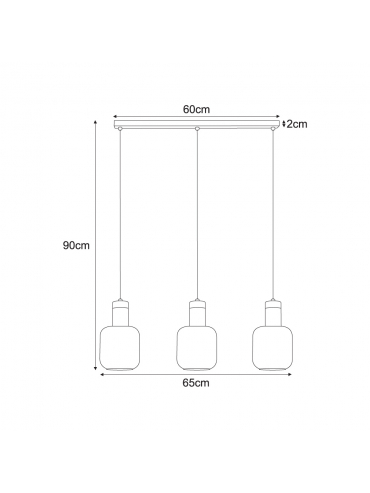 Lampa wisząca K-5268 DOKA