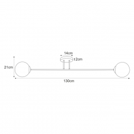 Lampa sufitowa K-4923 SAVOY