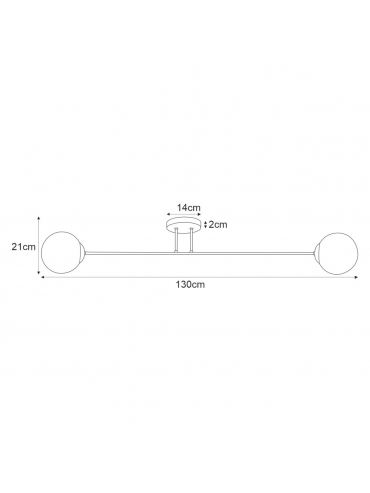 Lampa sufitowa K-4923 SAVOY