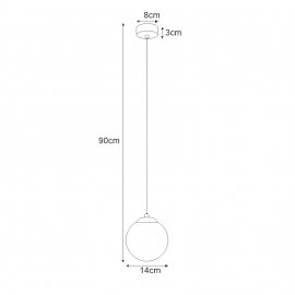 Lampa wisząca K-4920 SAVOY
