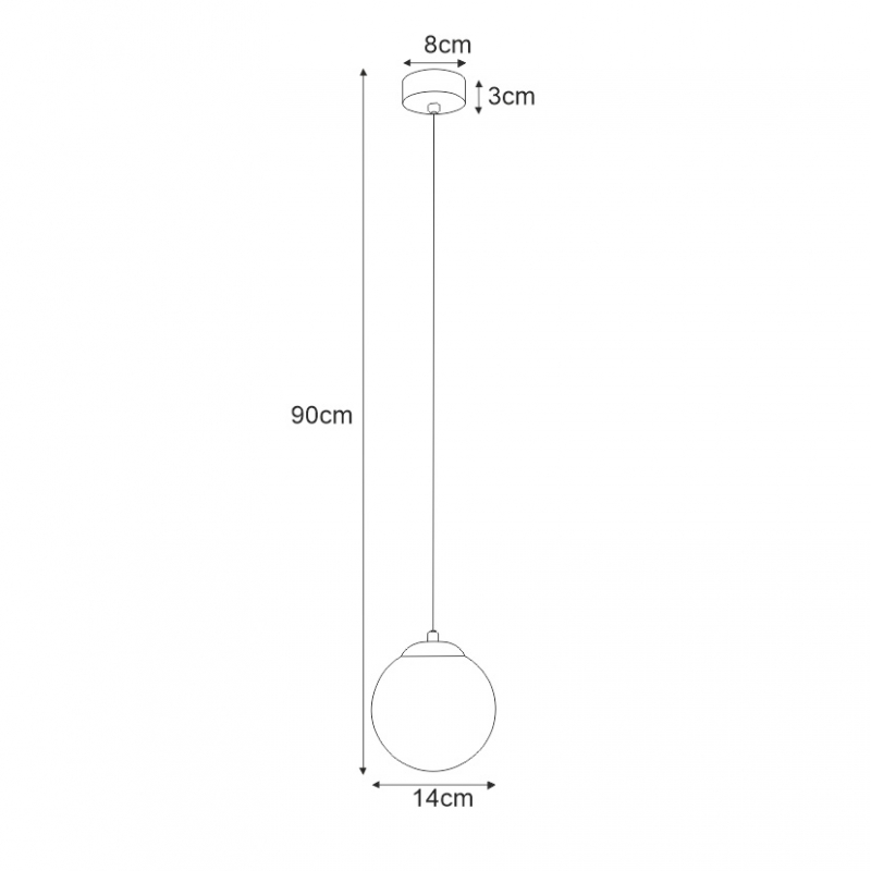 Lampa wisząca K-4920 SAVOY