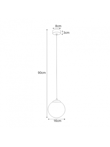 Lampa wisząca K-4921 SAVOY