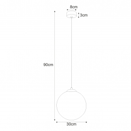 Lampa wisząca K-4922 SAVOY