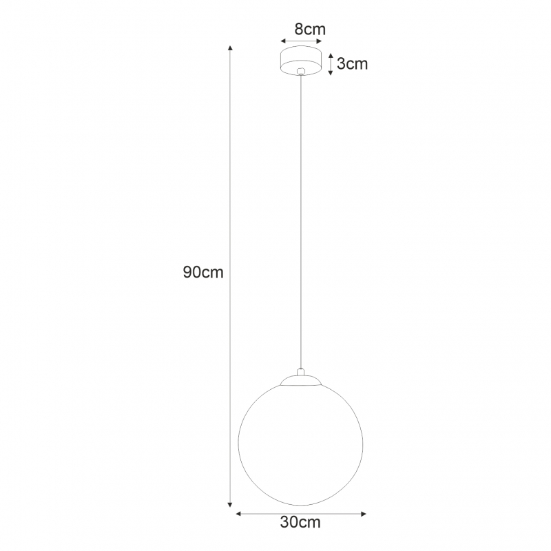 Lampa wisząca K-4922 SAVOY