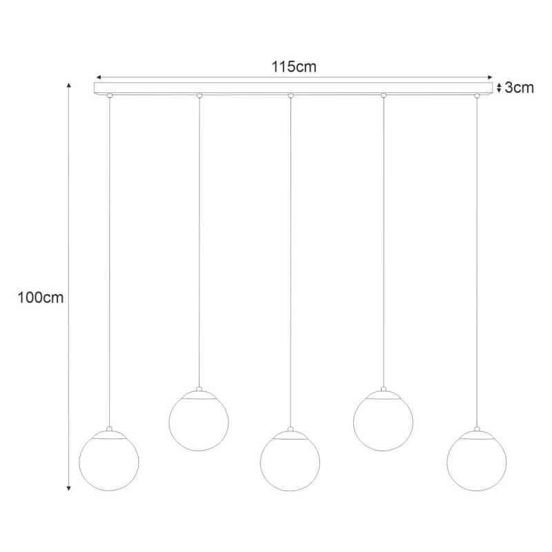 Lampa wisząca K-4747 CAMINA