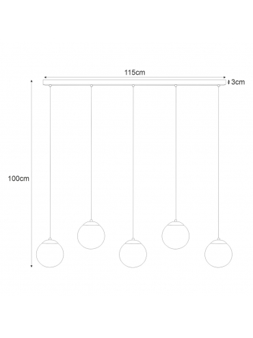 Lampa wisząca K-4747 CAMINA