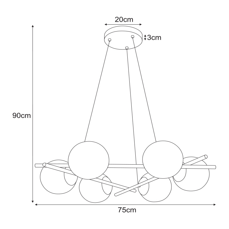 Lampa wisząca K-4967 ARTON
