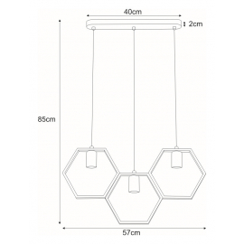 Lampa wisząca K-4721 HONEY