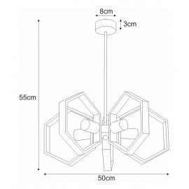 Lampa wisząca K-4724 HONEY
