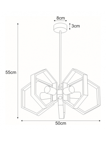 Lampa wisząca K-4724 HONEY
