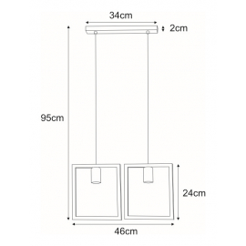Lampa wisząca K-4032 LAVAYA