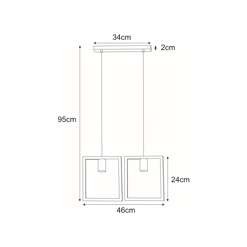 Lampa wisząca K-4032 LAVAYA