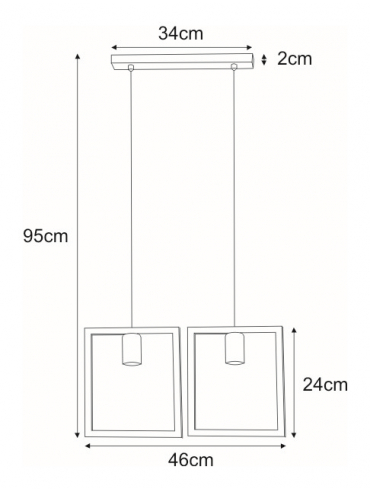 Lampa wisząca K-4032 LAVAYA