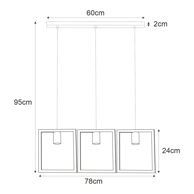 Lampa wisząca K-4033 LAVAYA