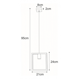 Lampa wisząca K-4030 LAVAYA