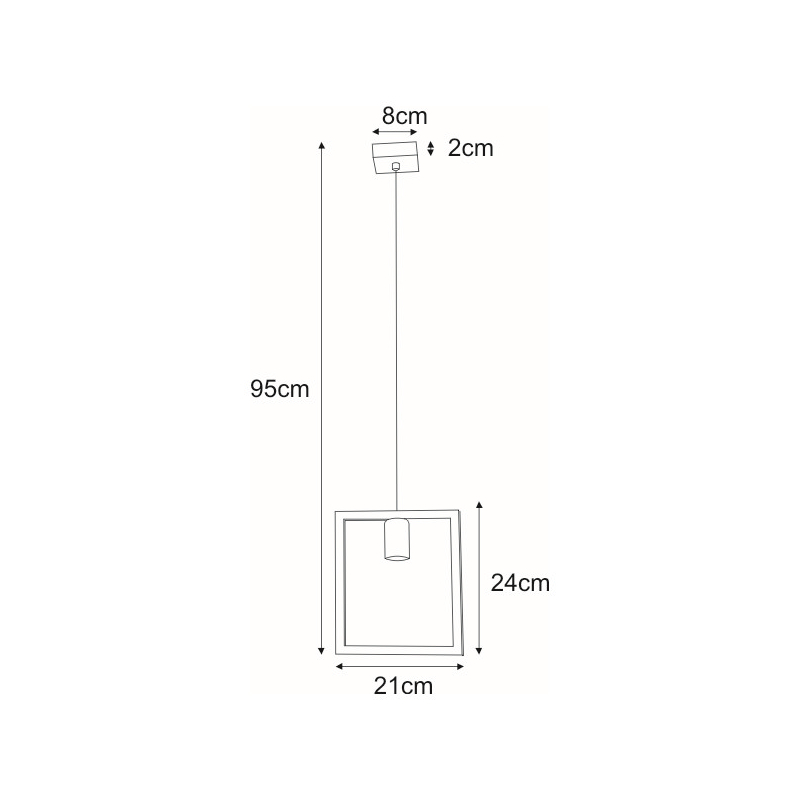 Lampa wisząca K-4030 LAVAYA