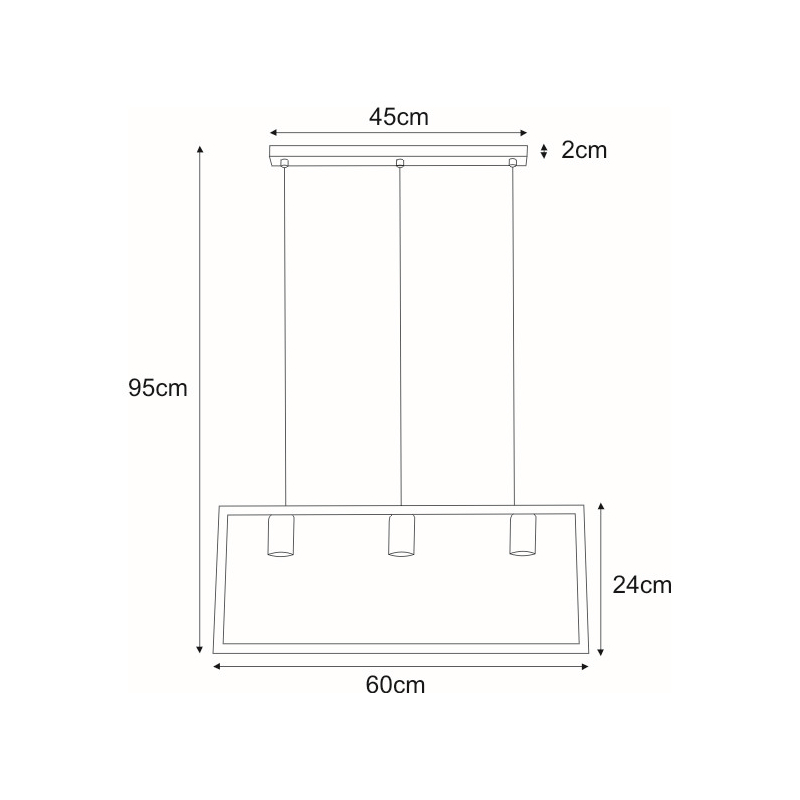 Lampa wisząca K-4035 LAVAYA