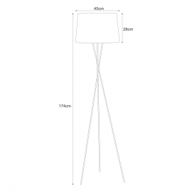 Lampa podłogowa K-4358 REMI GOLD