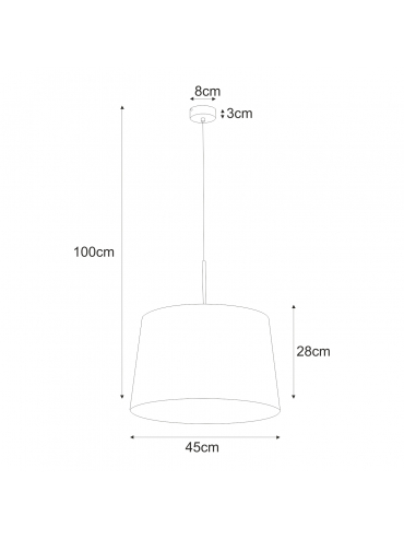 Lampa wisząca K-4355 REMI GOLD