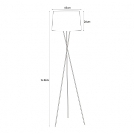 Lampa podłogowa K-4363 REMI WHITE