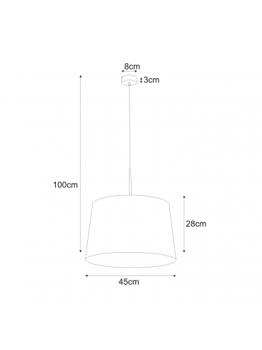Lampa wisząca K-4360 REMI WHITE