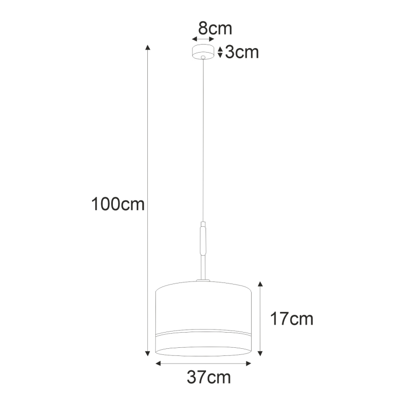 Lampa wisząca K-4364 VIMBO