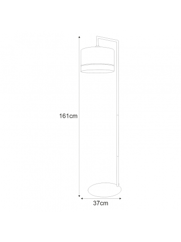 Lampa podłogowa K-4367 VIMBO