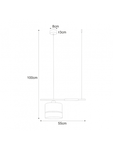 Lampa wisząca K-4365 VIMBO
