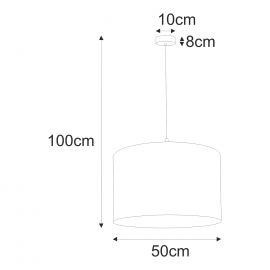 Lampa wisząca K-4375 SEVANA
