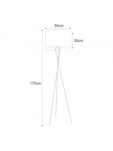 Lampa podłogowa K-4379 SEVANA
