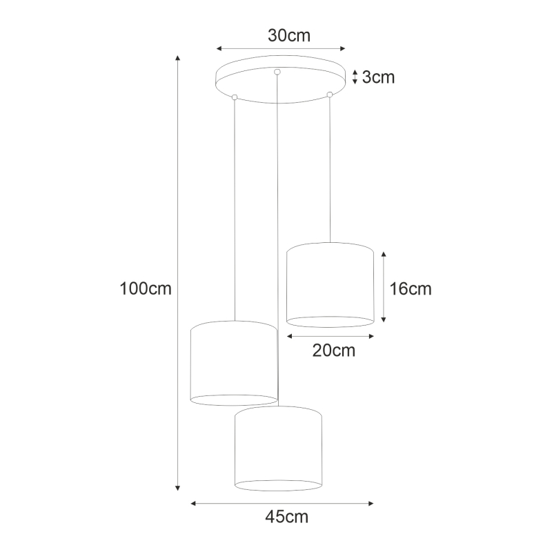 Lampa wisząca K-4376 SEVANA