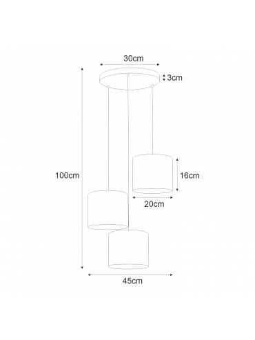 Lampa wisząca K-4376 SEVANA