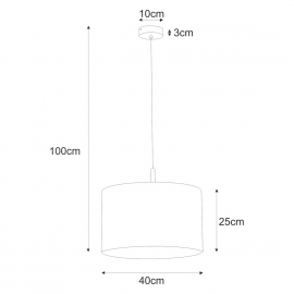 Lampa wisząca K-4320 SIMONE BLACK
